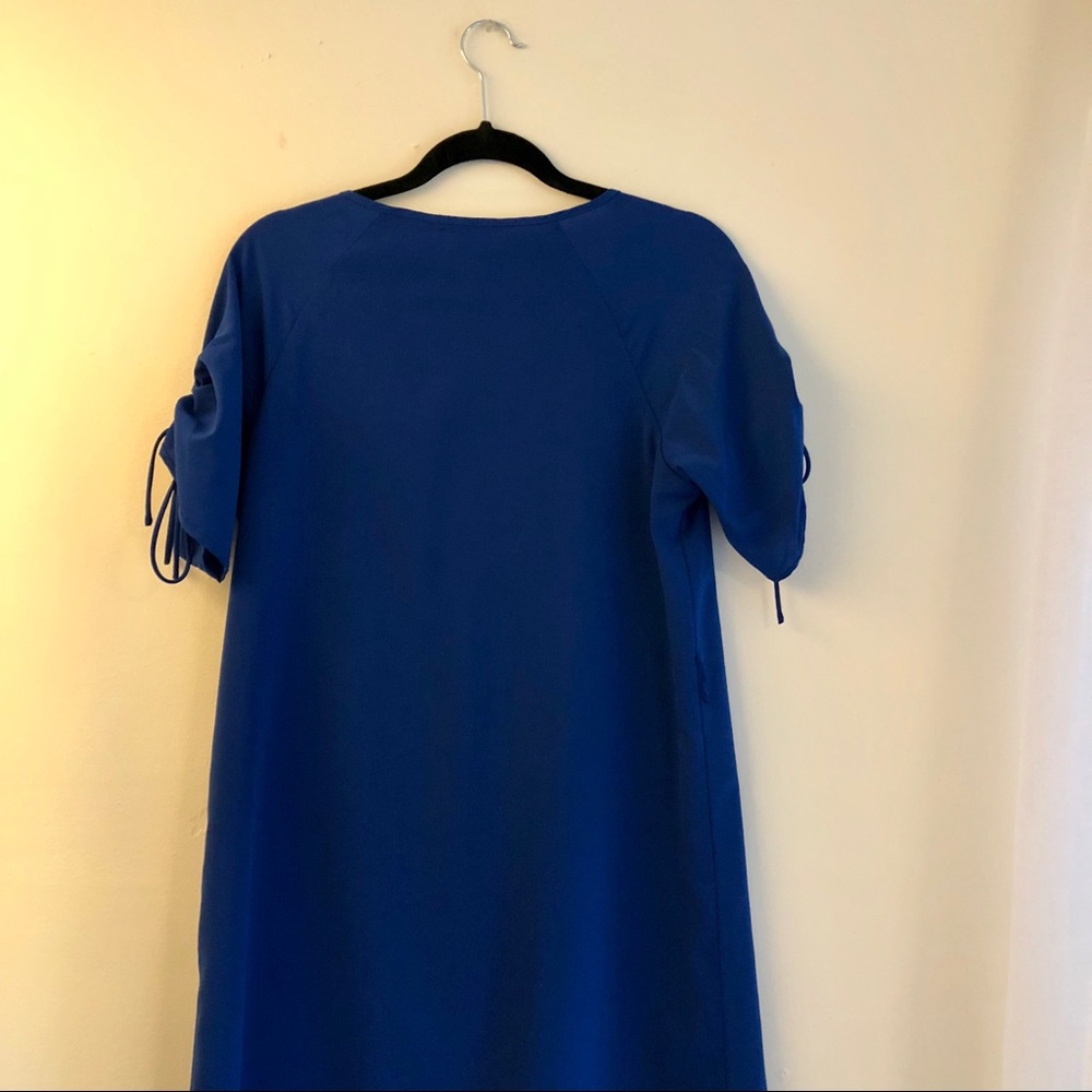 Royal Blue Midi Dress - Picture 4 of 5